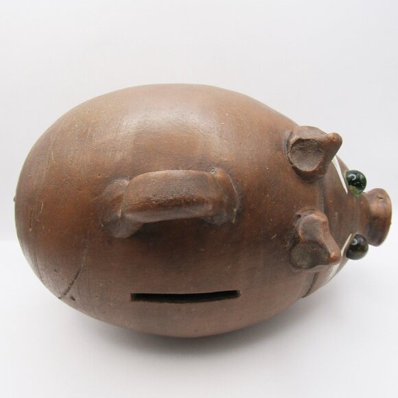 Vintage Mexican Pottery Piggy Bank - Picture 12 of 15